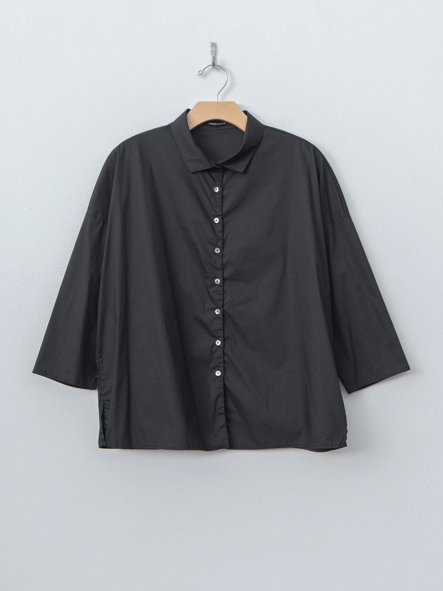 Short Collar Shirt TSL - Black - 1
