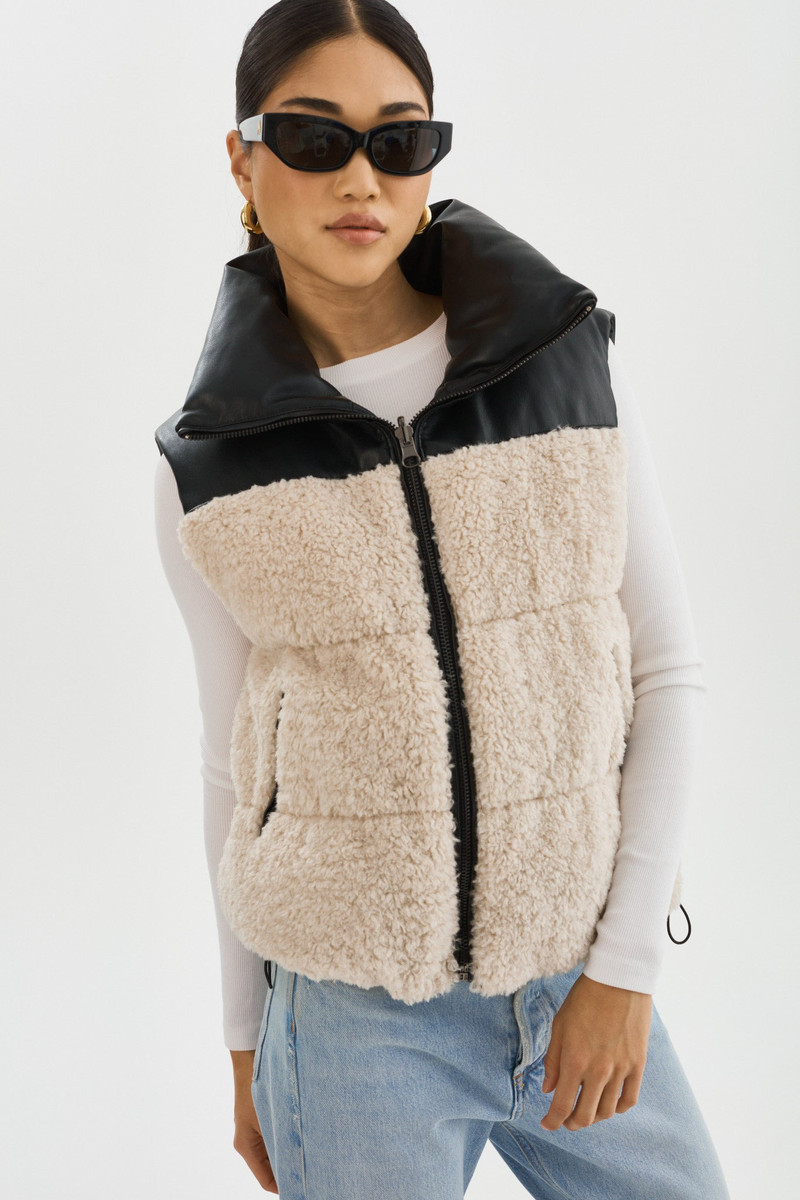 MARINA | Faux Leather Vest 6