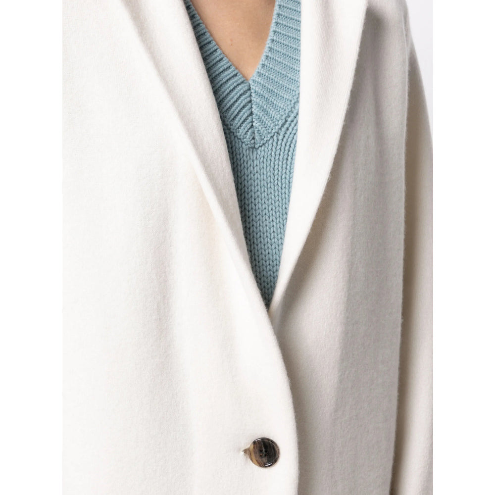 Lisa Yang White Coats - Single Breasted Coats Women - 5