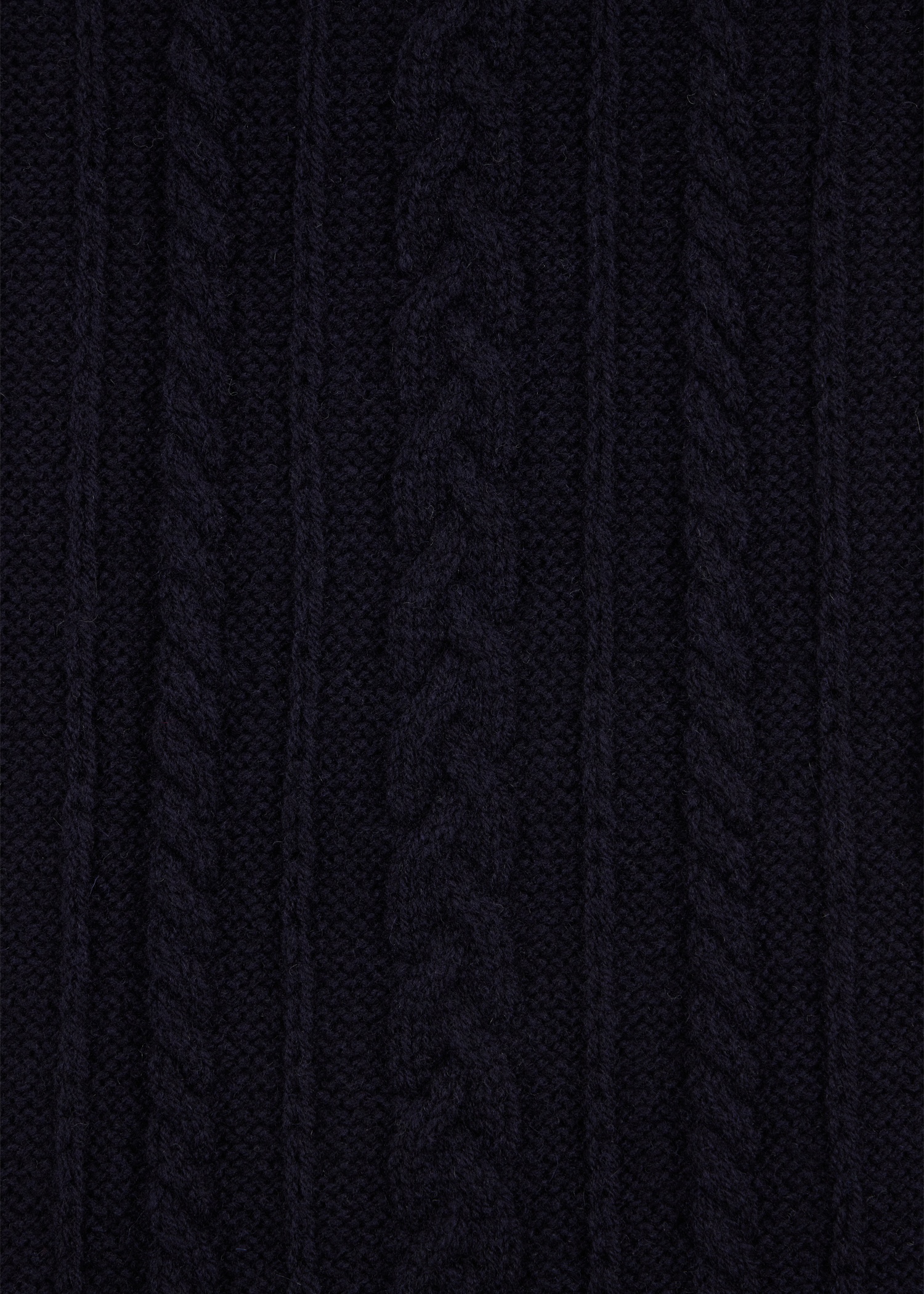 Women's Cable Knit Pom Pom Scarf - 3