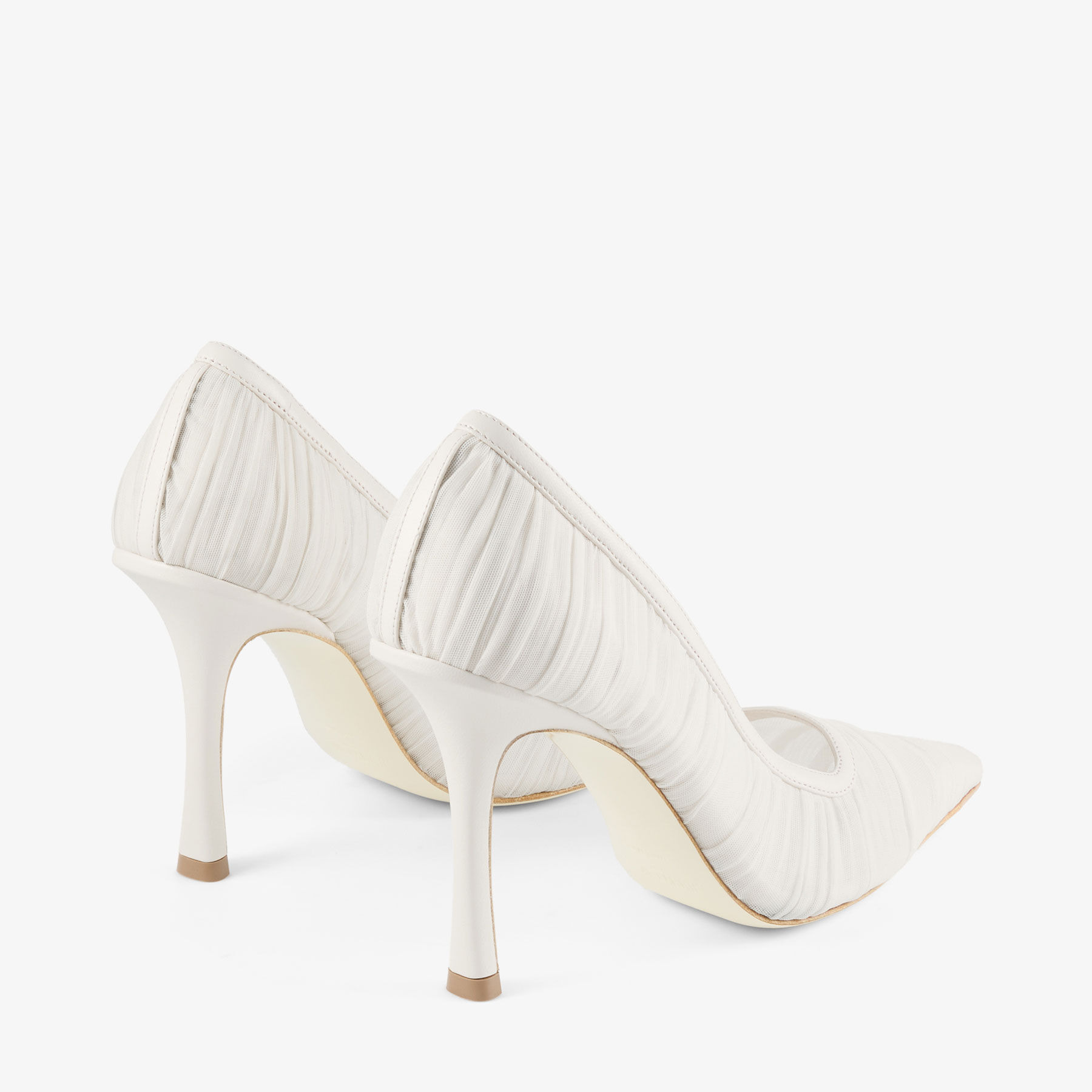 Lotta 100
Ivory Tulle and Nappa Pumps - 6
