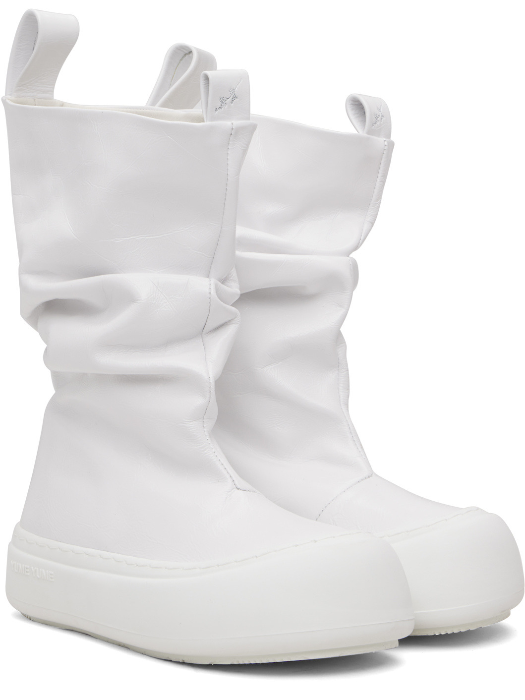 White Fisherman Low Boots - 4