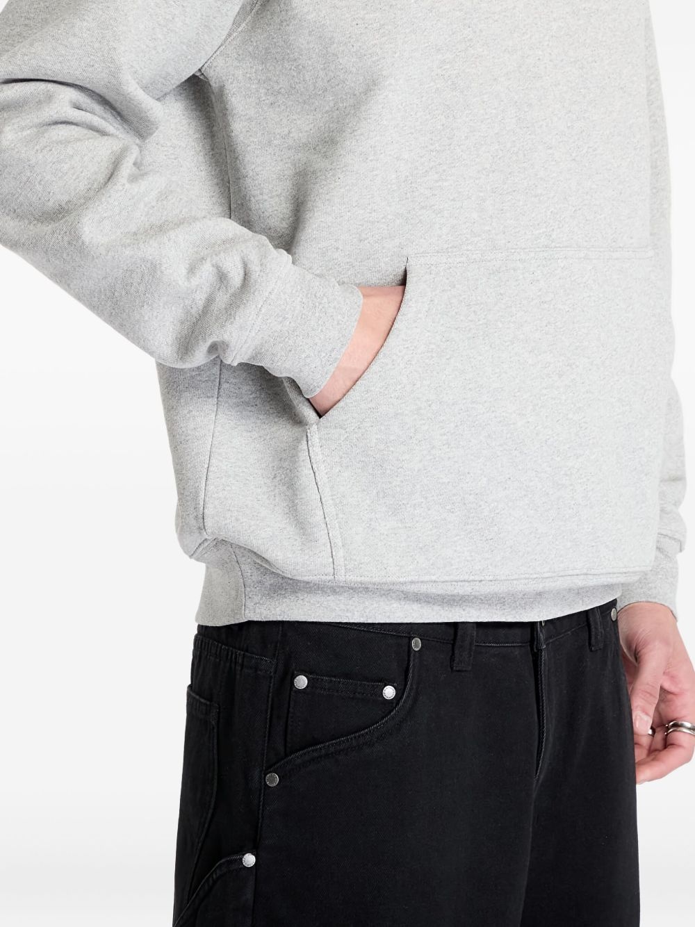 logo-embroidered hoodie - 6