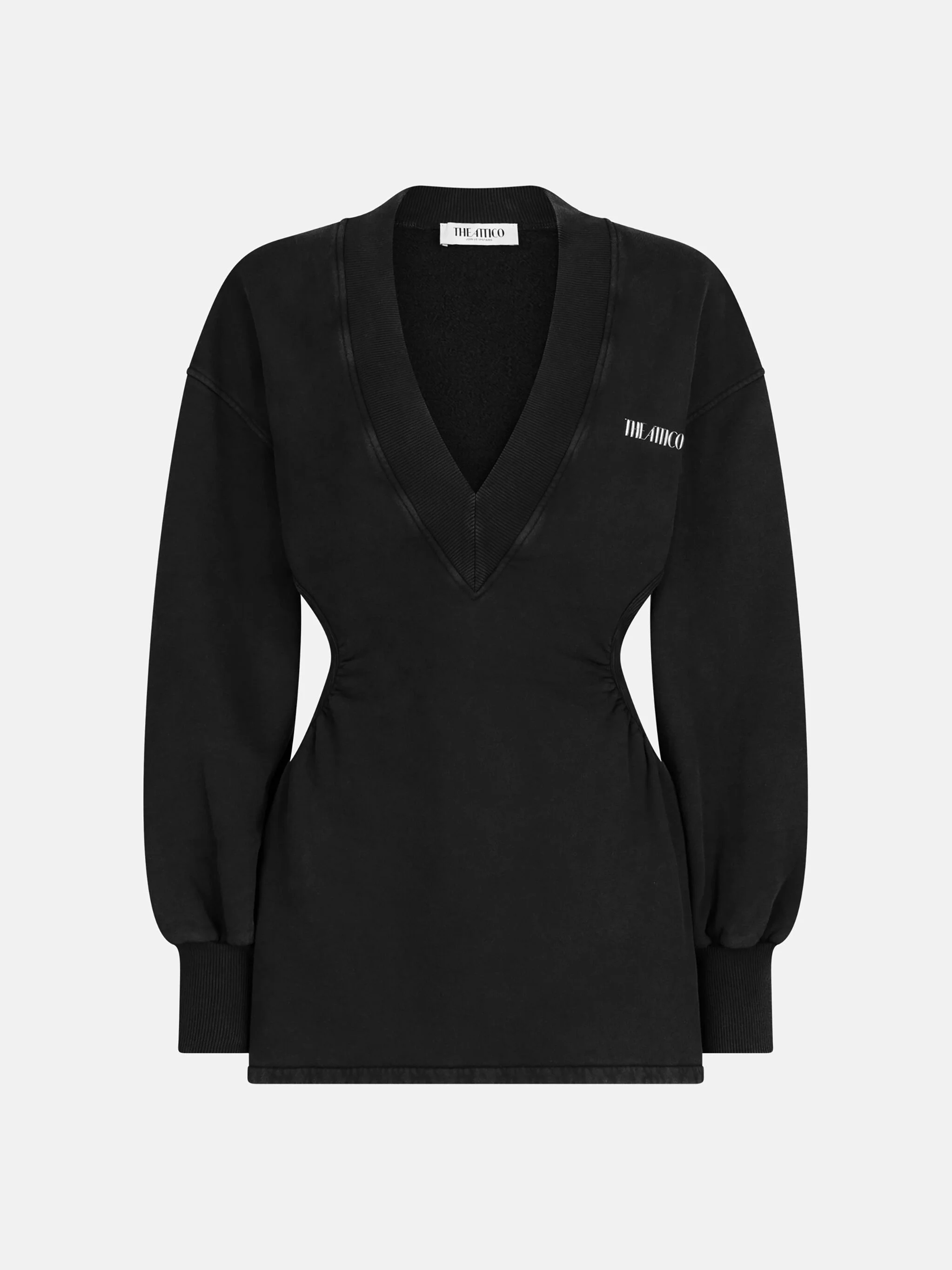 FADED BLACK MINI DRESS - 1