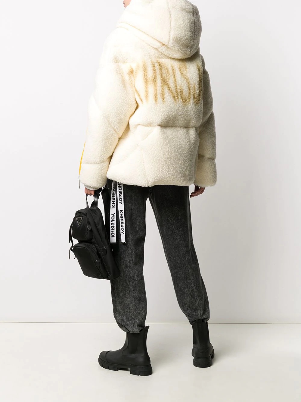 shearling padded jacket  - 2