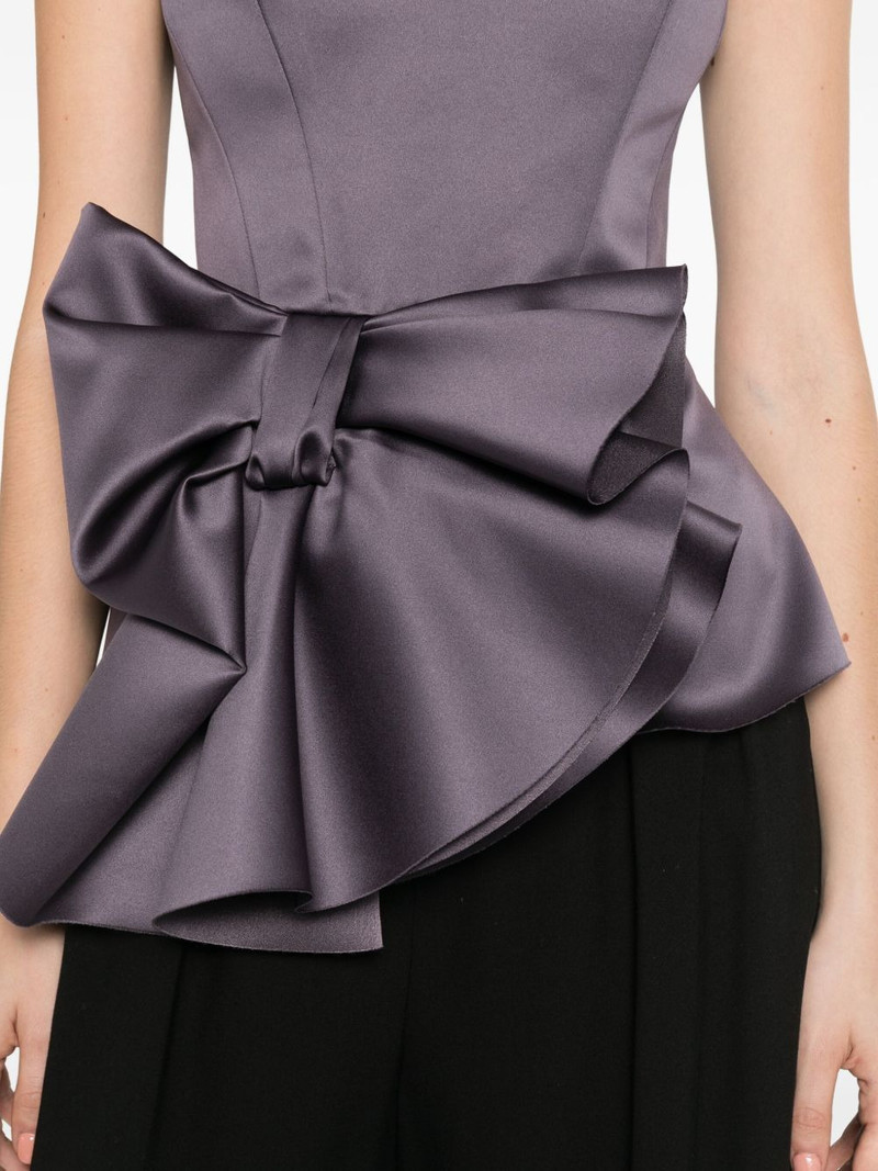 bow-detail bustier top 5