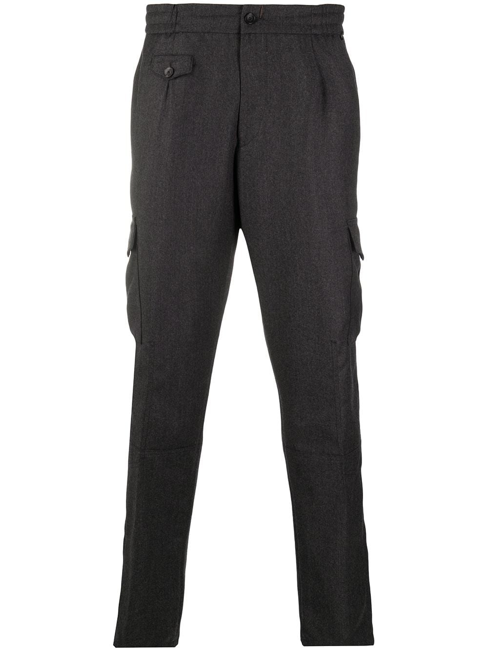 ankle length straight trousers  - 1