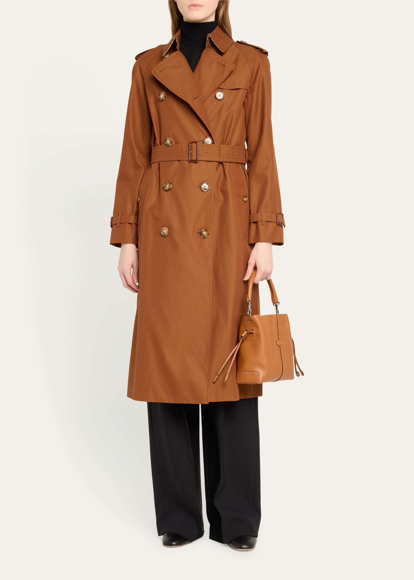 Di Mini Leather Bucket Bag - 5