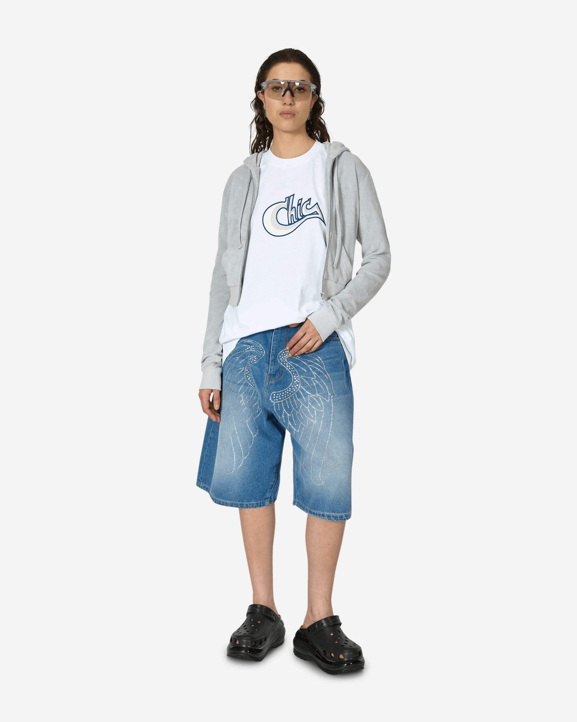 Angel Short Jeans Blue - 4