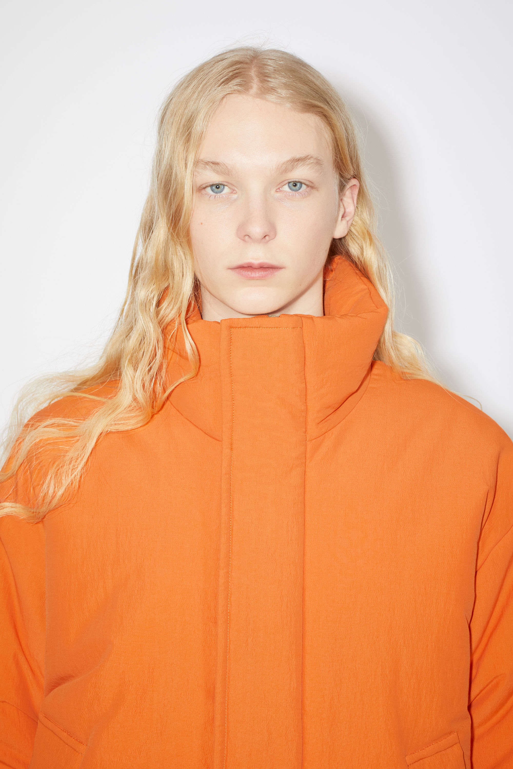 Padded nylon jacket - Pumpkin orange - 6