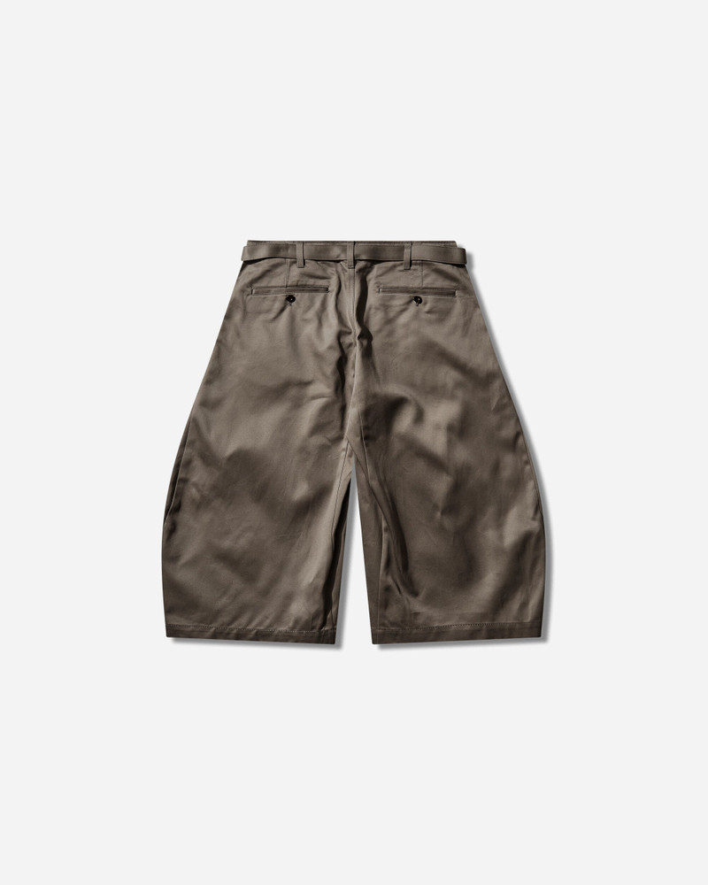 sacai Men's Cotton Chino Pants Grey outlook