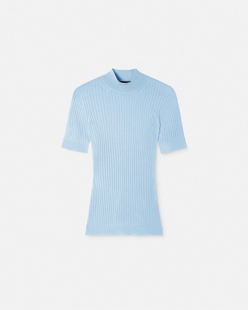 Ribbed Knit T-Shirt 1