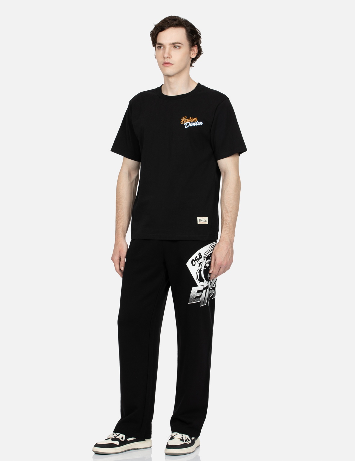 POP ART GODHEAD PRINT STRAIGHT-LEG SWEATPANTS - 3