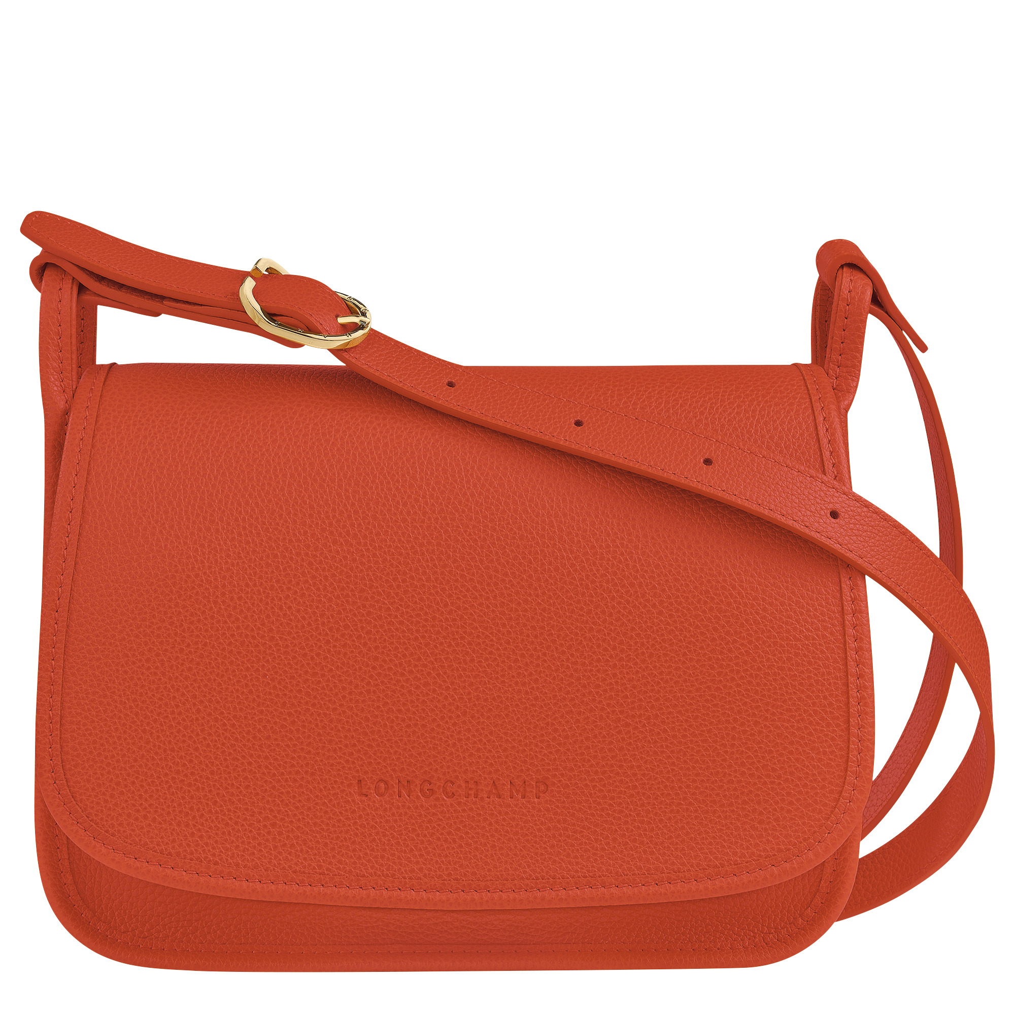 Le Foulonné M Crossbody bag Paprika - Leather - 1