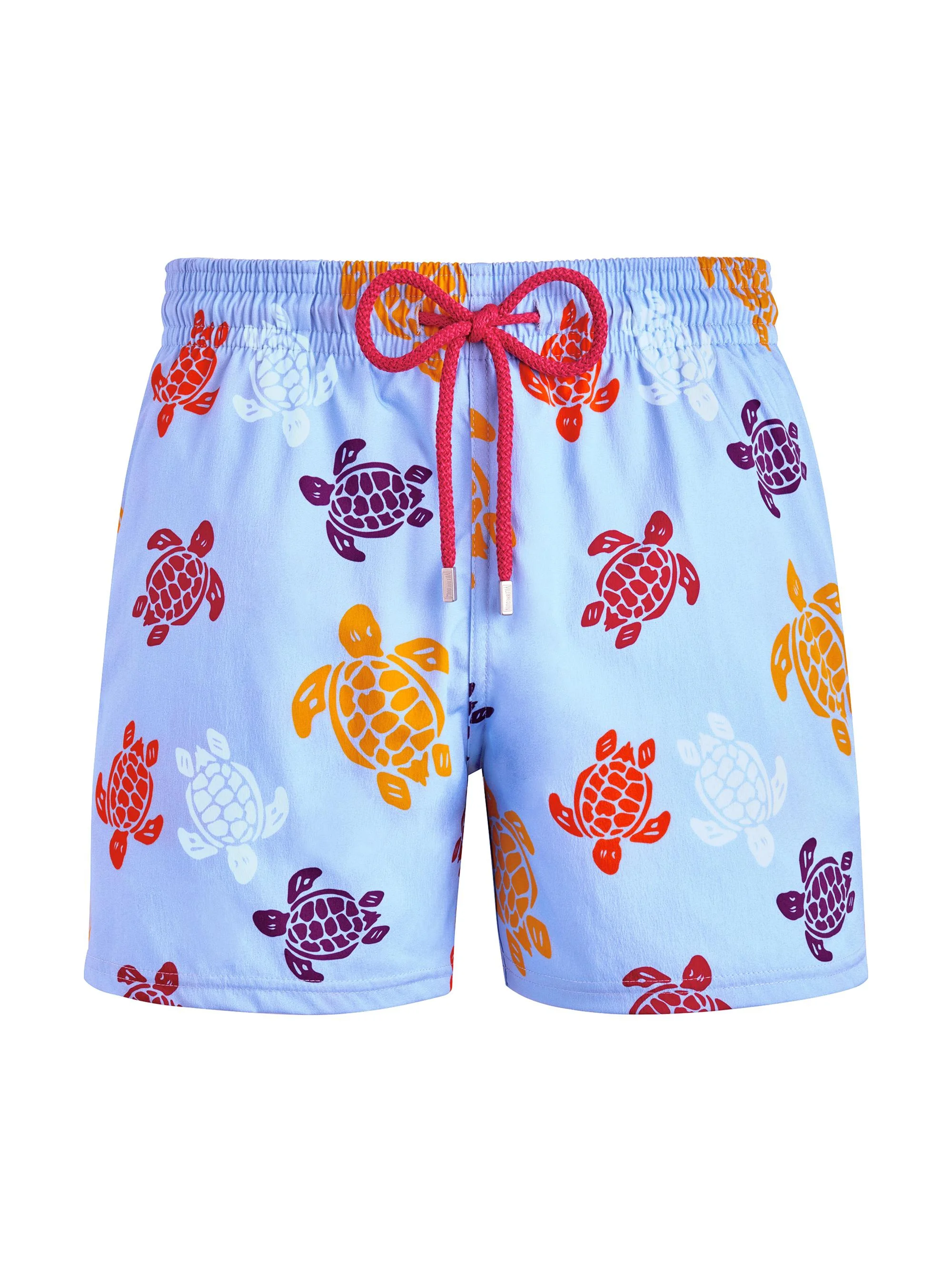Men's Multicolor Tortoise Swim Trunks - Multi - 1