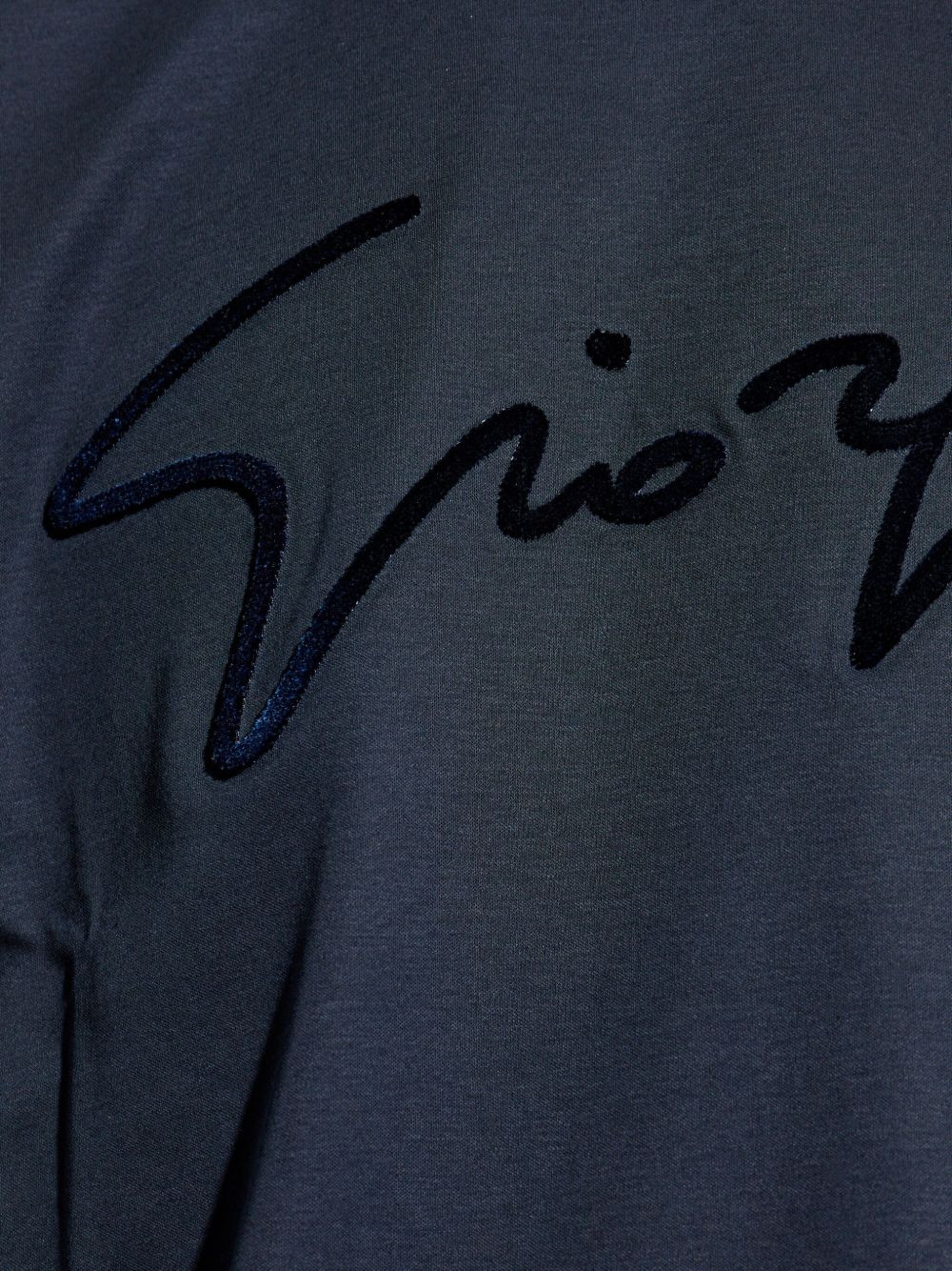 SIGNATURE-EMBROIDERED COTTON T-SHIRT - 3