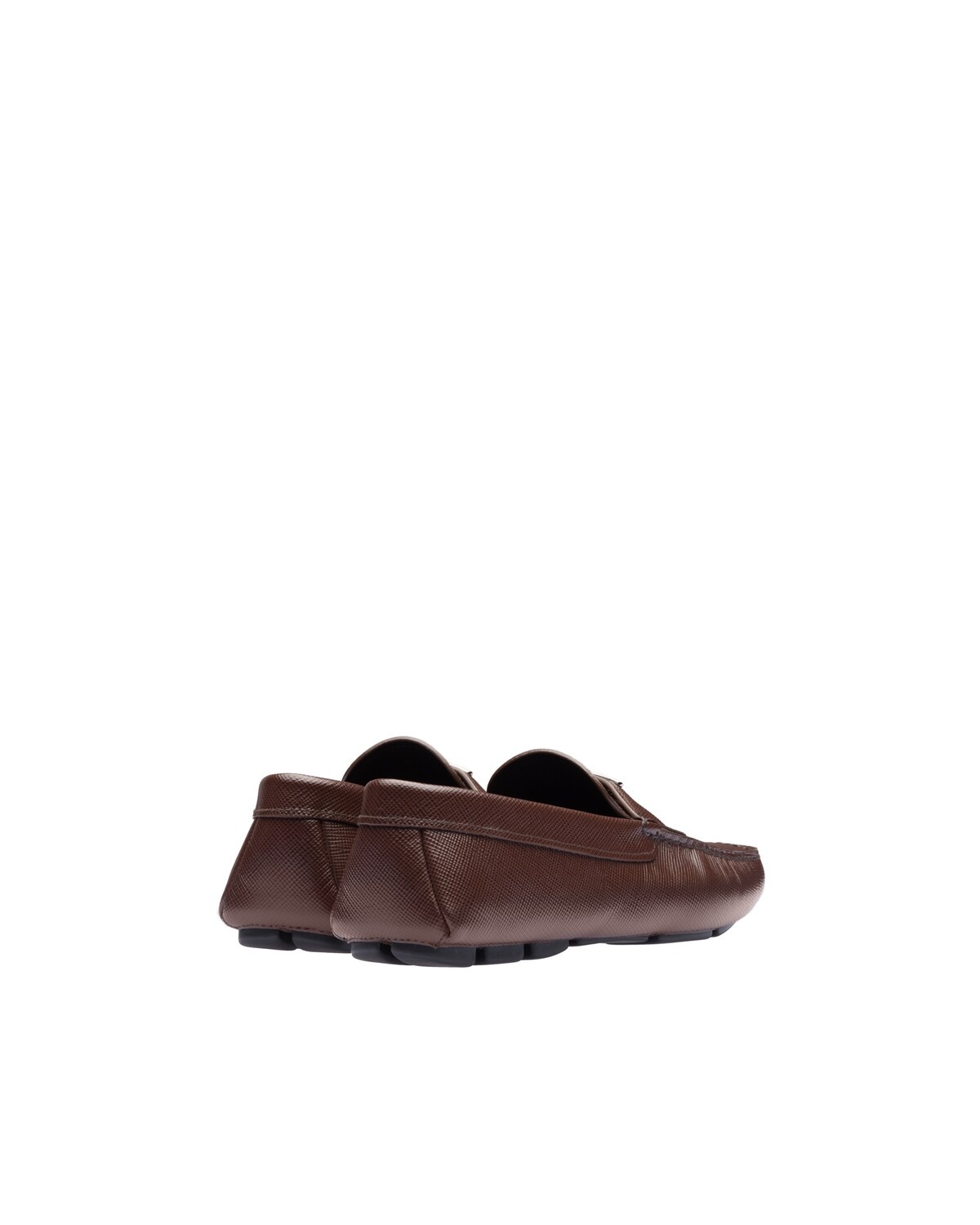 Saffiano Cuir Leather Loafers - 4