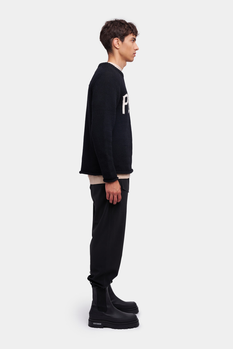 Stutterheim Talk Sweater Black outlook