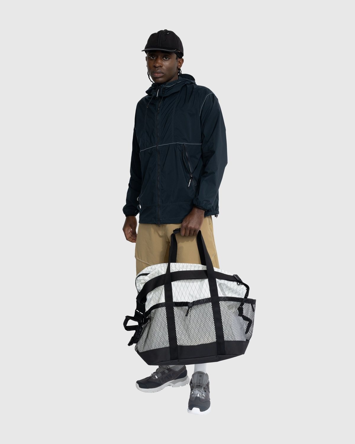 and Wander And Wander – X-Pac 45L Tote Bag Off White | REVERSIBLE