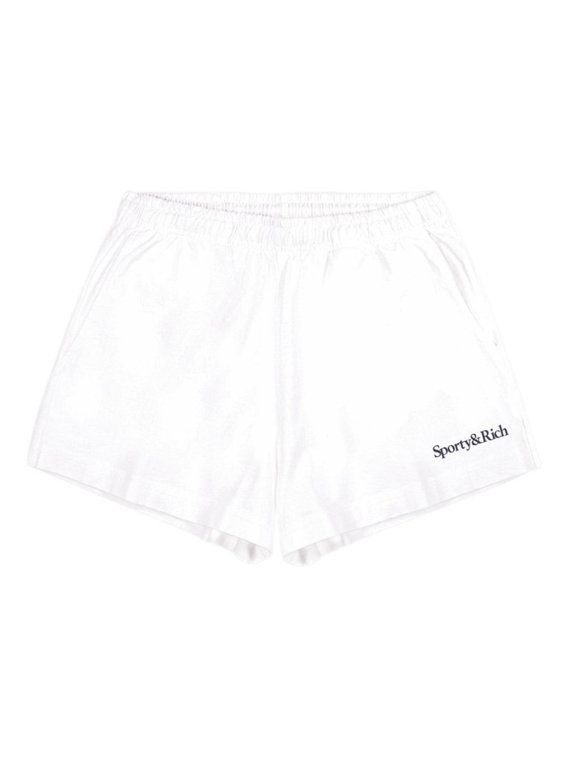 logo-embroidered shorts 1