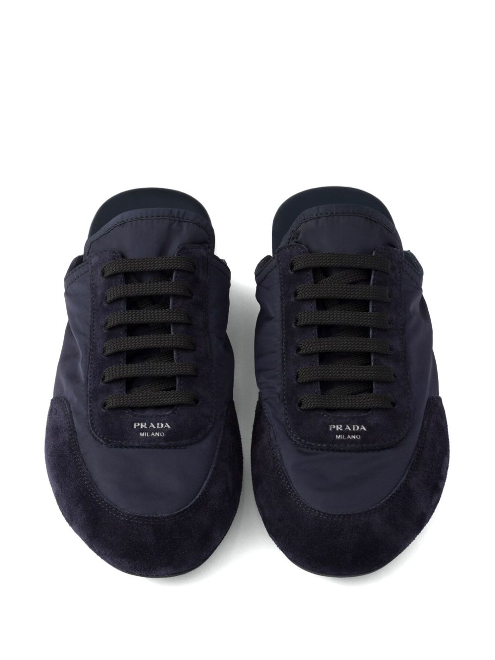 Collapse Re-Nylon suede sneakers - 4