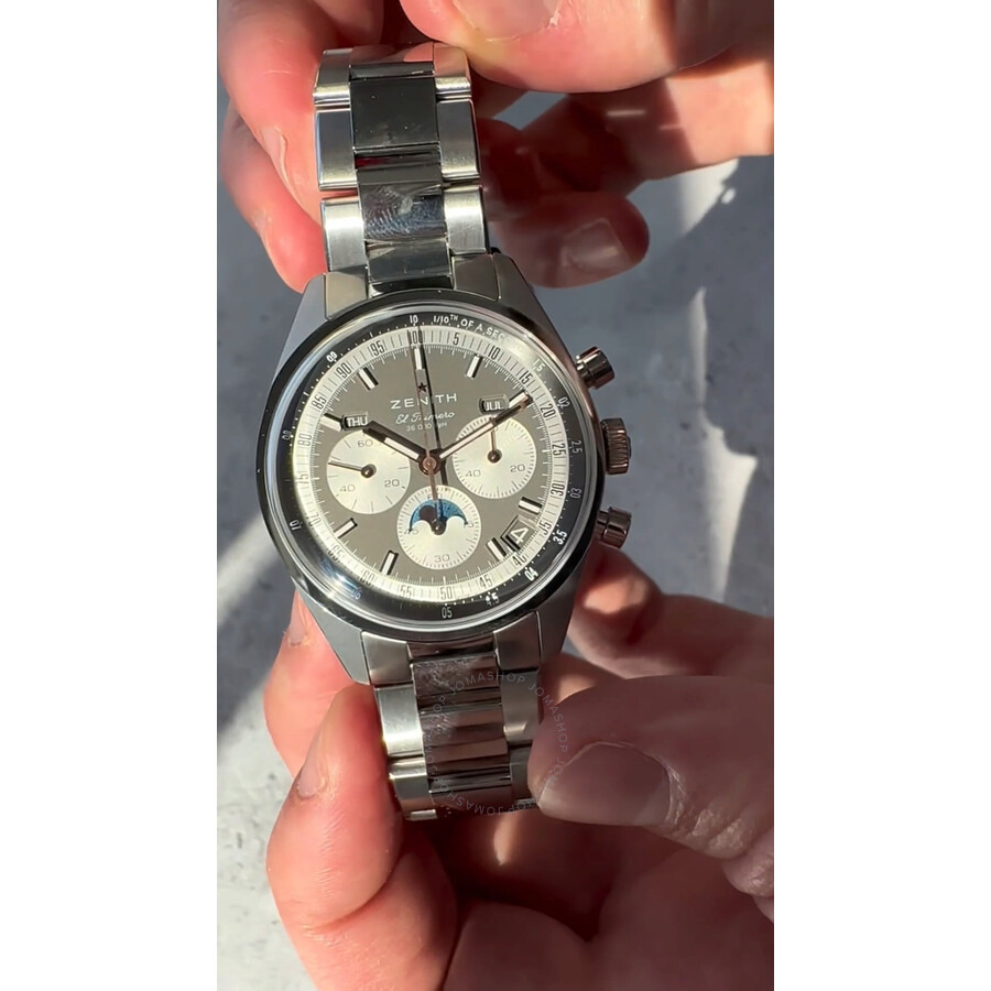Zenith Chronomaster Original Triple Calendar Automatic Slate Grey Dial Men's Watch 03.3400.3610/39.M - 4