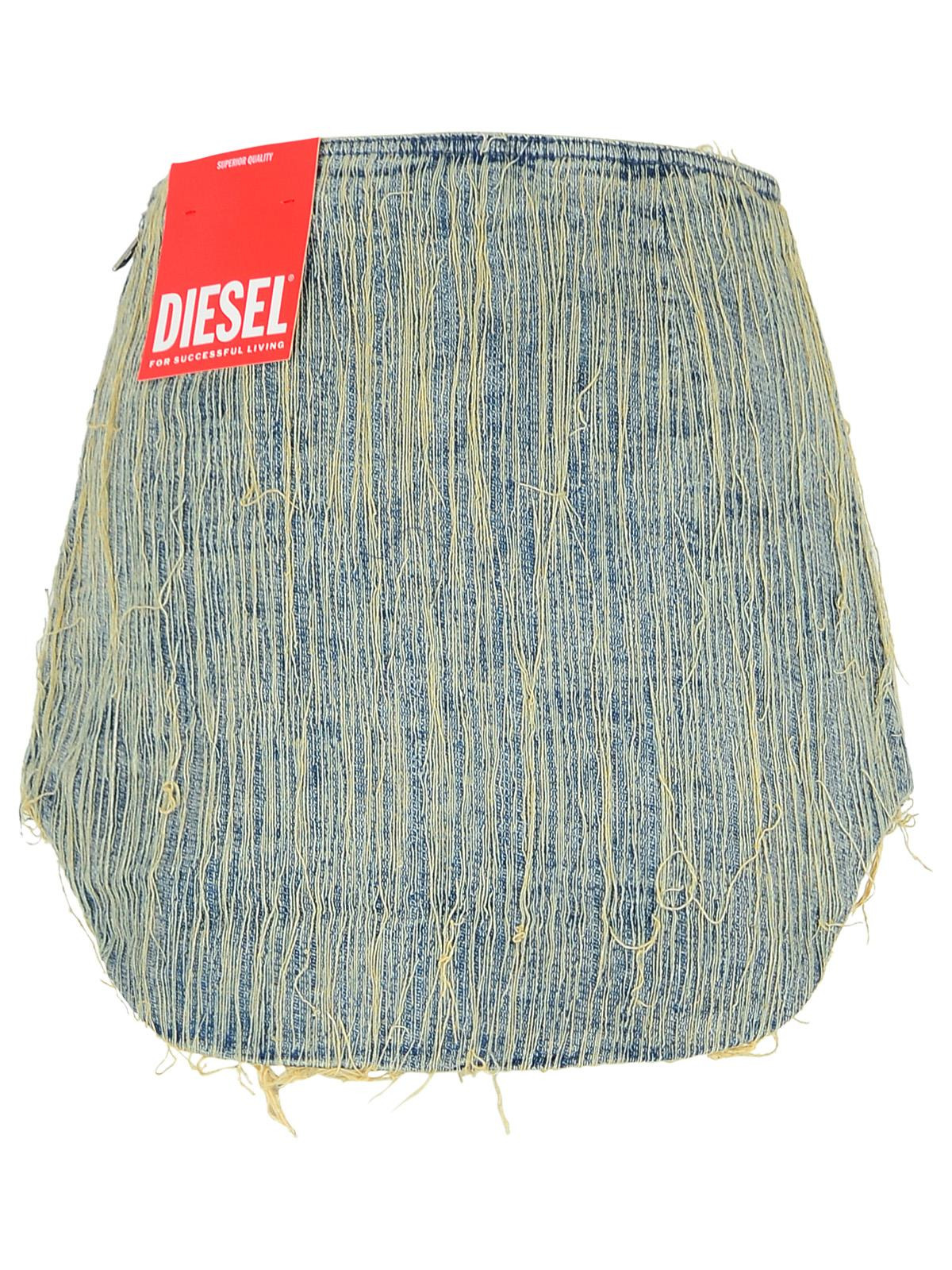 Diesel 'Ada' Blue Cotton Miniskirt Women - 3