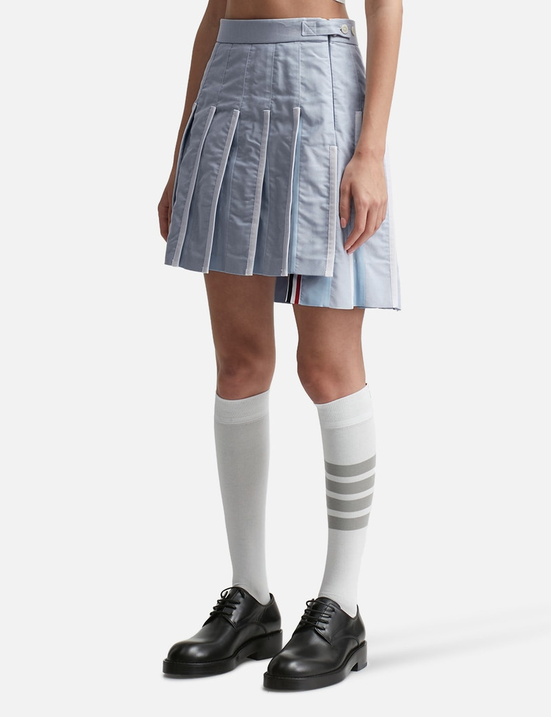 Thom Browne ORGANZA OXFORD CLASSIC PLEATED MINI SKIRT outlook