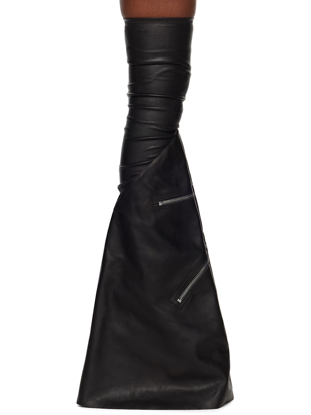 Black Cargoflares Tall Boots - 1