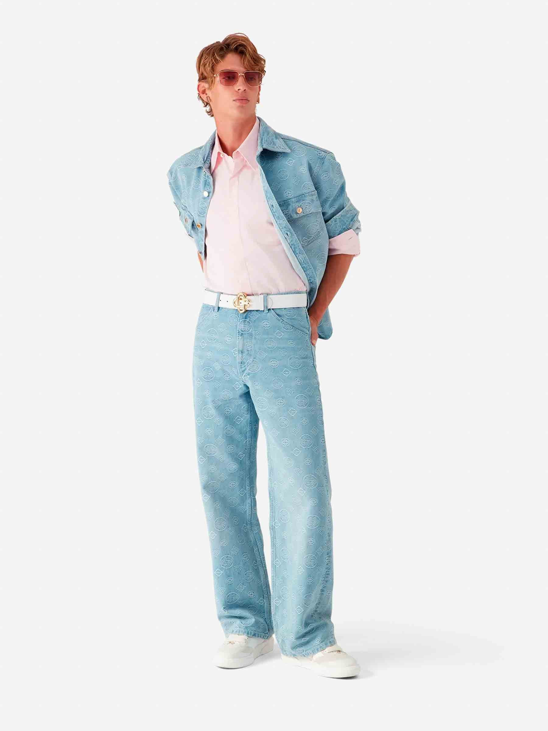 STRAIGHT MONOGRAM JEANS - 2