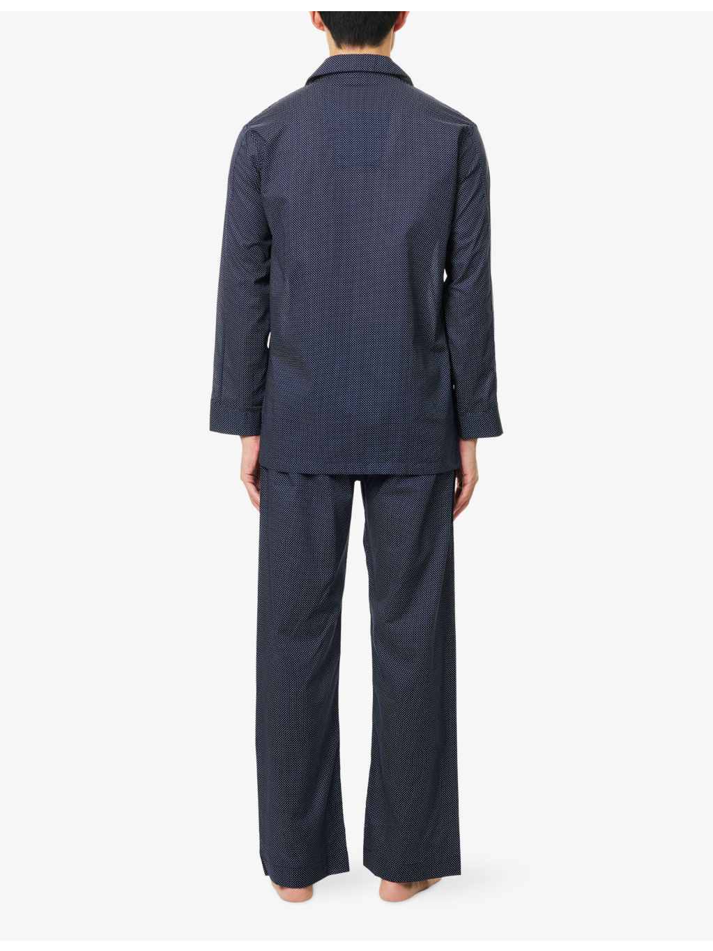 Plaza Pin Dot-Print Cotton Pyjama Set - 3