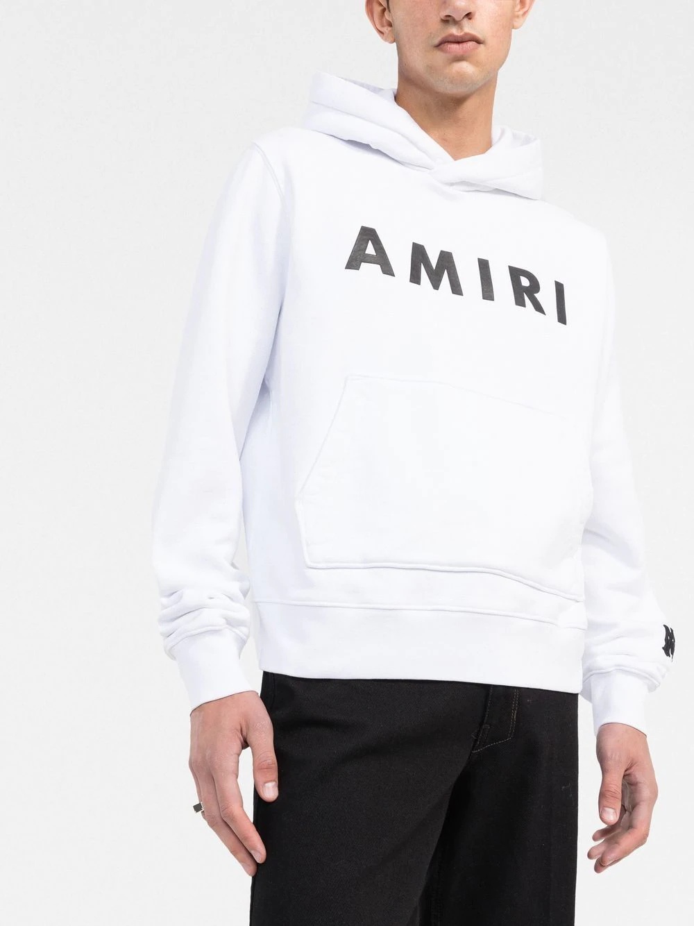 logo-print hoodie - 3