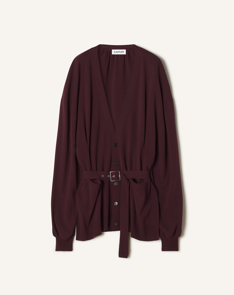 WOOL AND CASHMERE OVERSIZED CARDIGAN 1