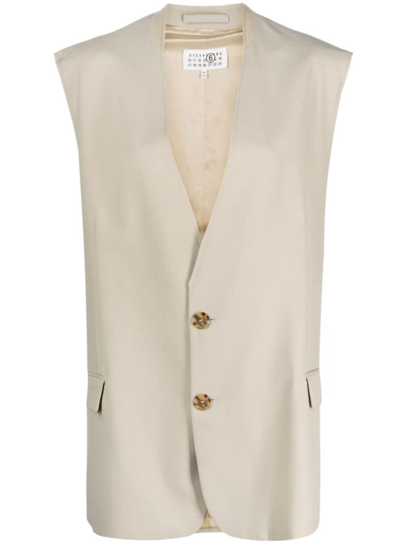 single-breasted tailored vest 1