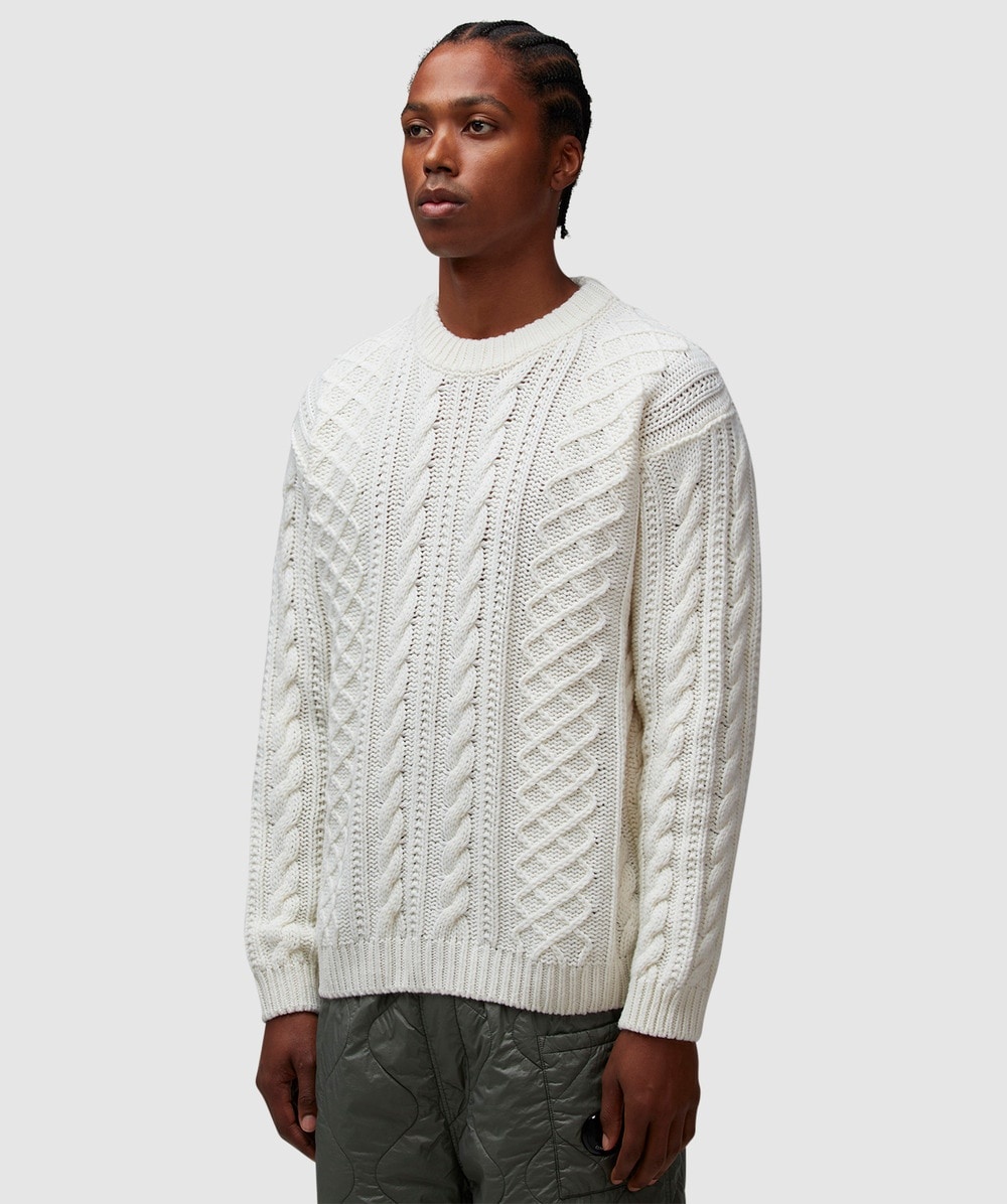 VIP【関税送料無料】希少 Cp Company Crew Neck Knit Pullover C.P. Company LAMBSWOOL GRS BOXY MOCK NECK KNIT Blue | BSTN Store