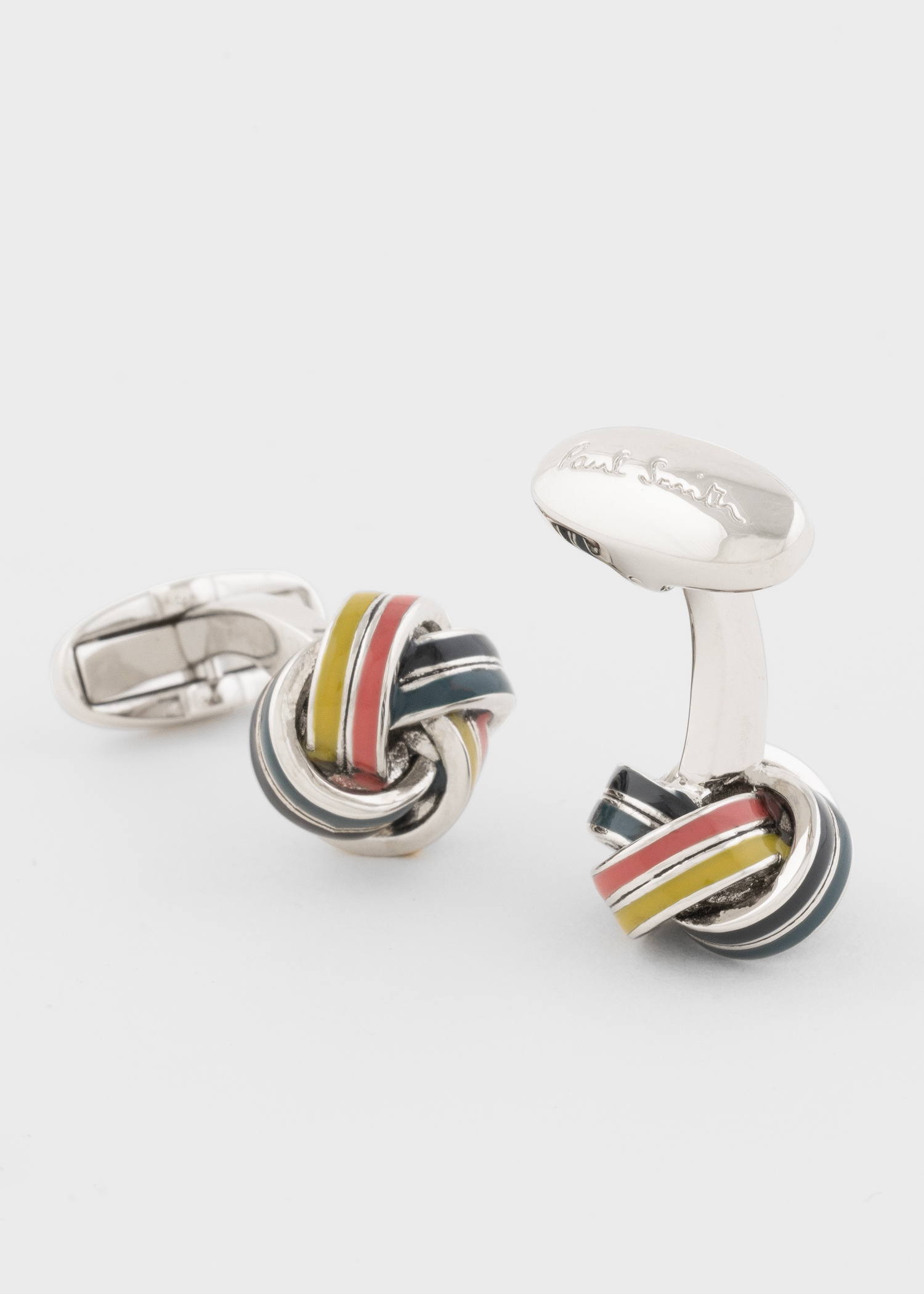 'Artist Stripe' Knot Cufflinks - 2