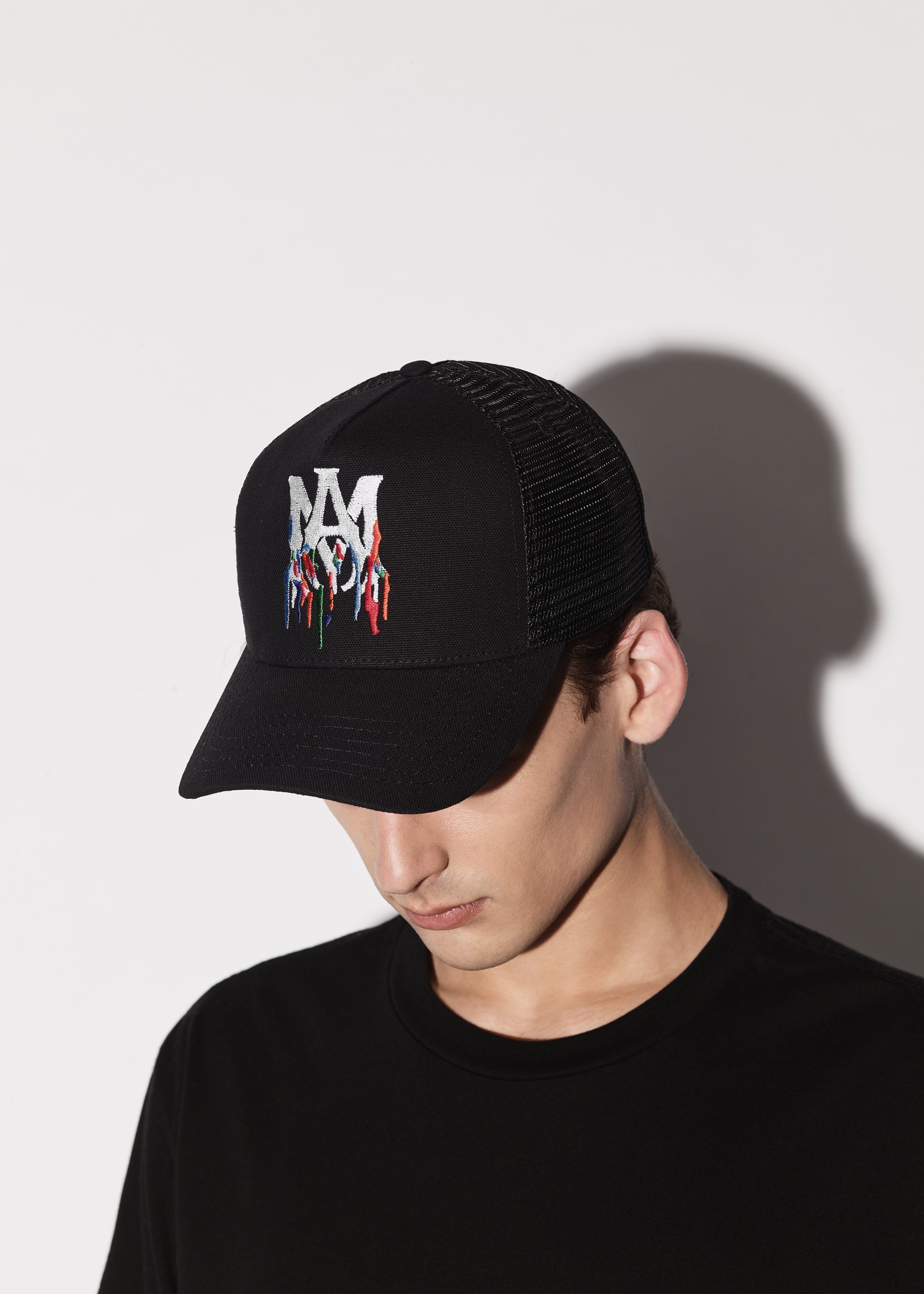 PAINT DRIP M.A. LOGO TRUCKER HAT - 5