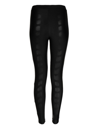 pushBUTTON cut-out detailing stretch legging outlook
