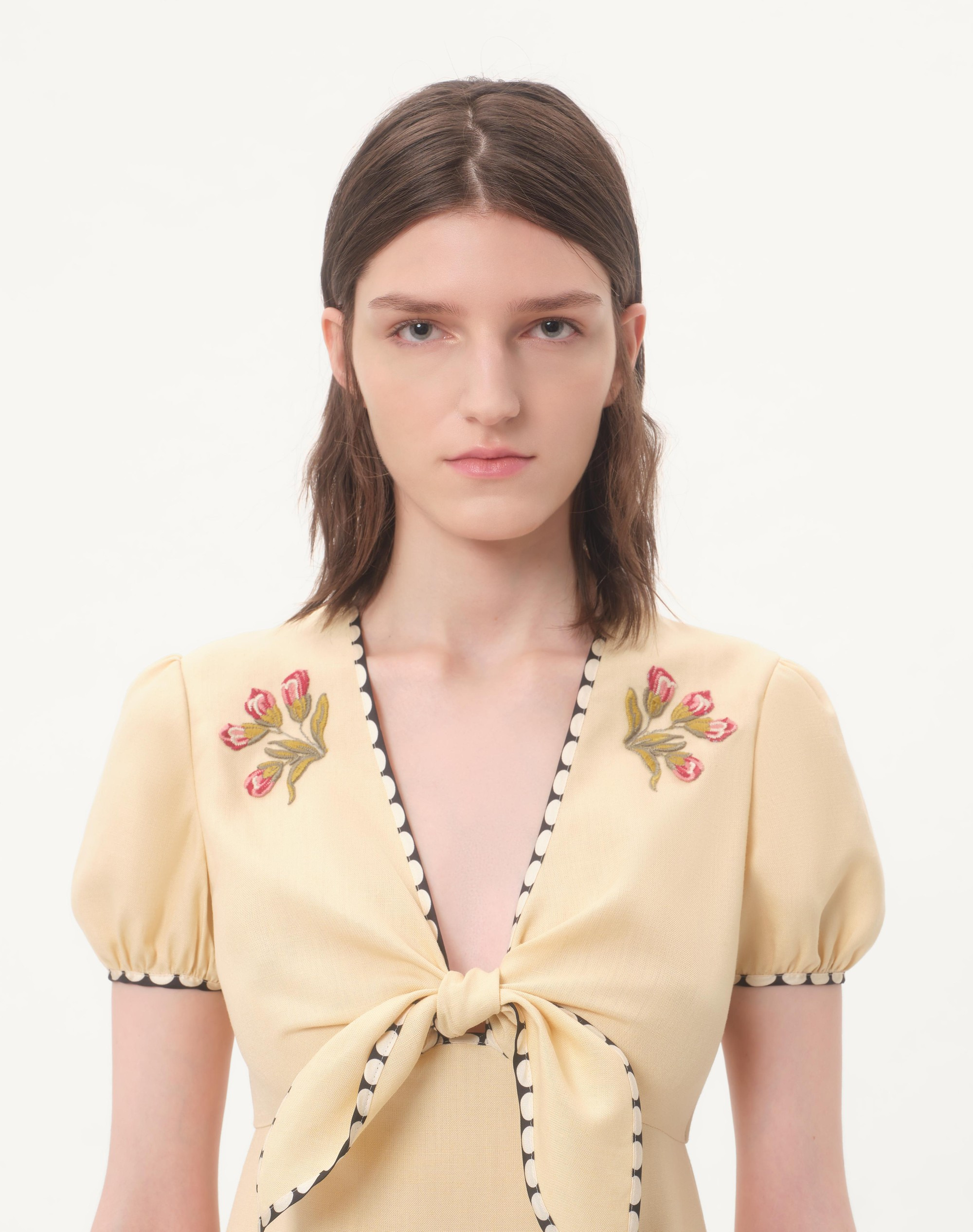 EMBROIDERED SHORT DRESS - 4