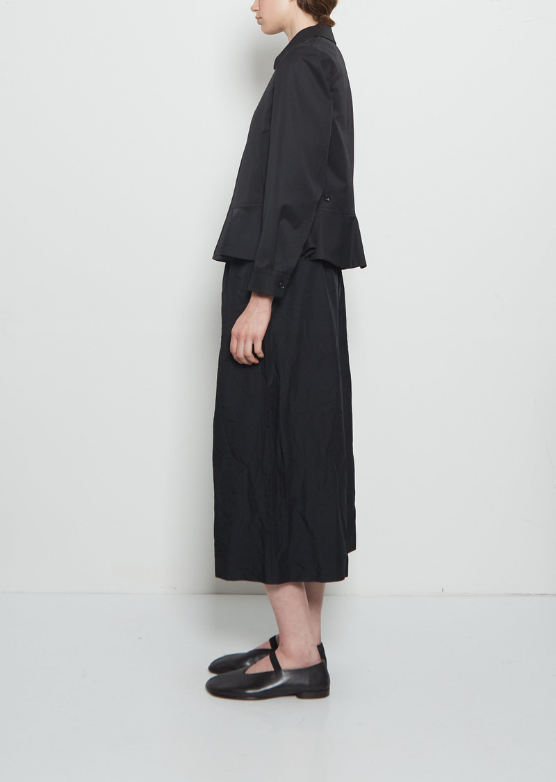 Wool Tech Peplum Zip Up 2
