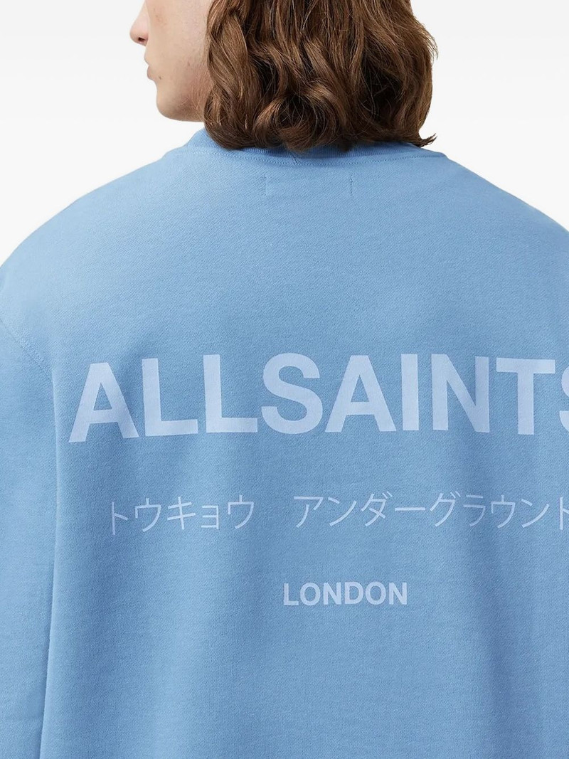 logo-embroidered crew neck sweatshirt 3