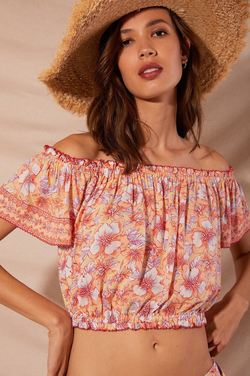 Top Camilla - Yellow Dalia 1