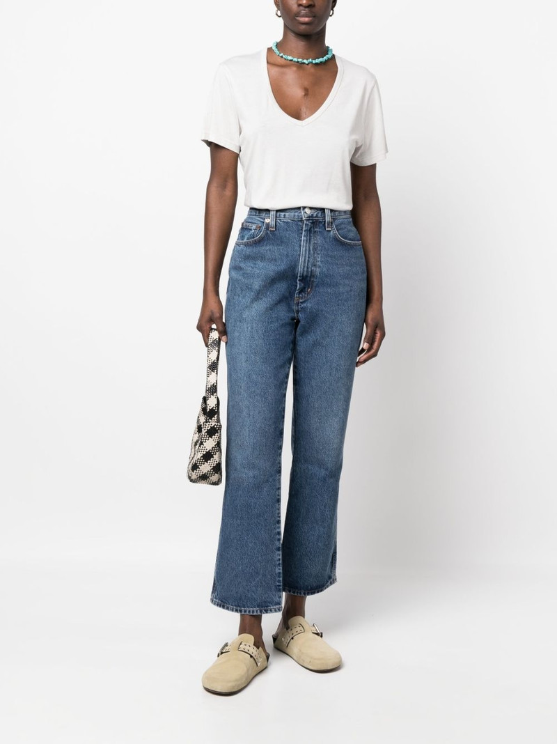 AGOLDE high-waist cropped jeans outlook