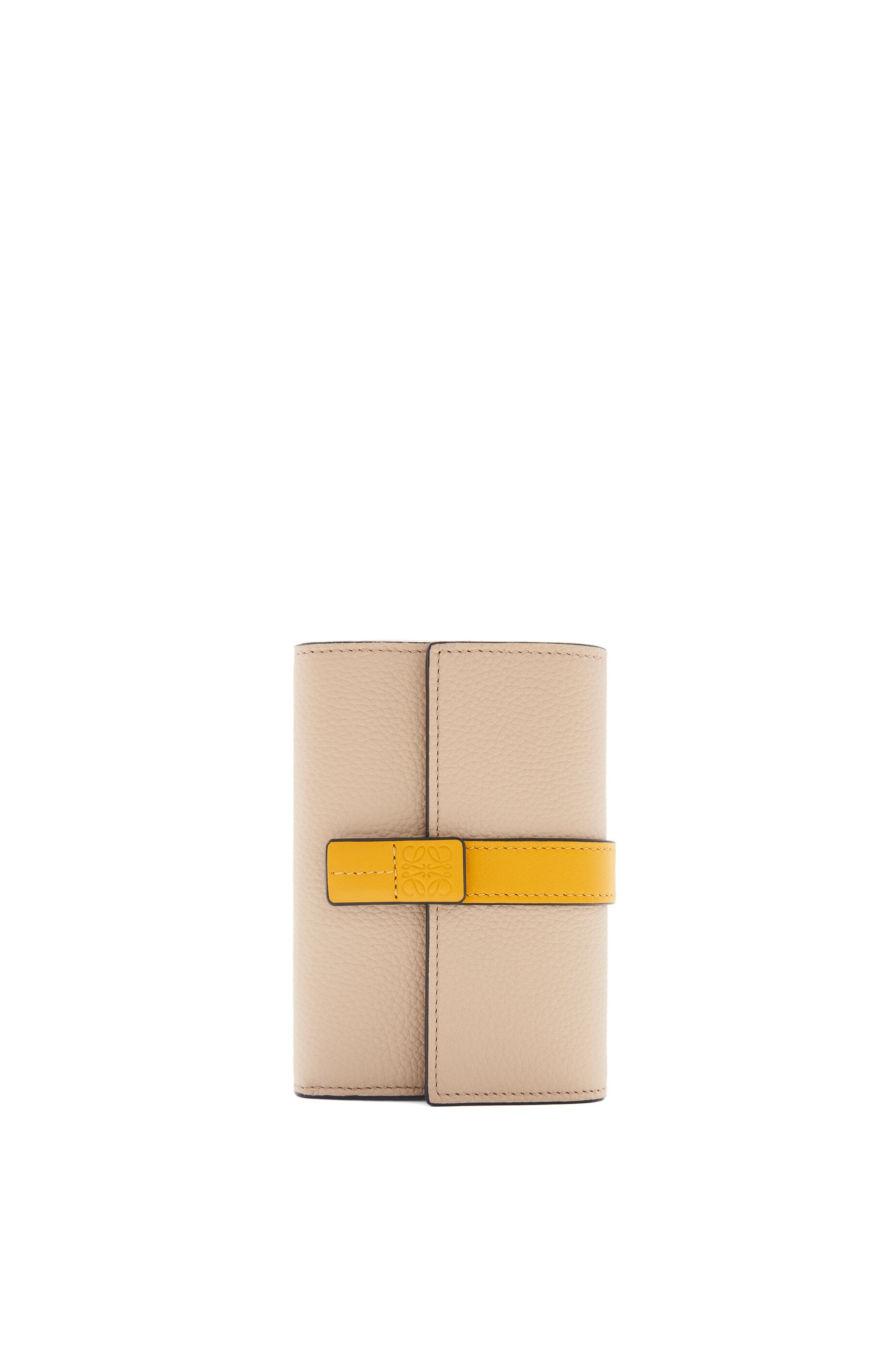 Small vertical wallet in soft grained calfskin - 1