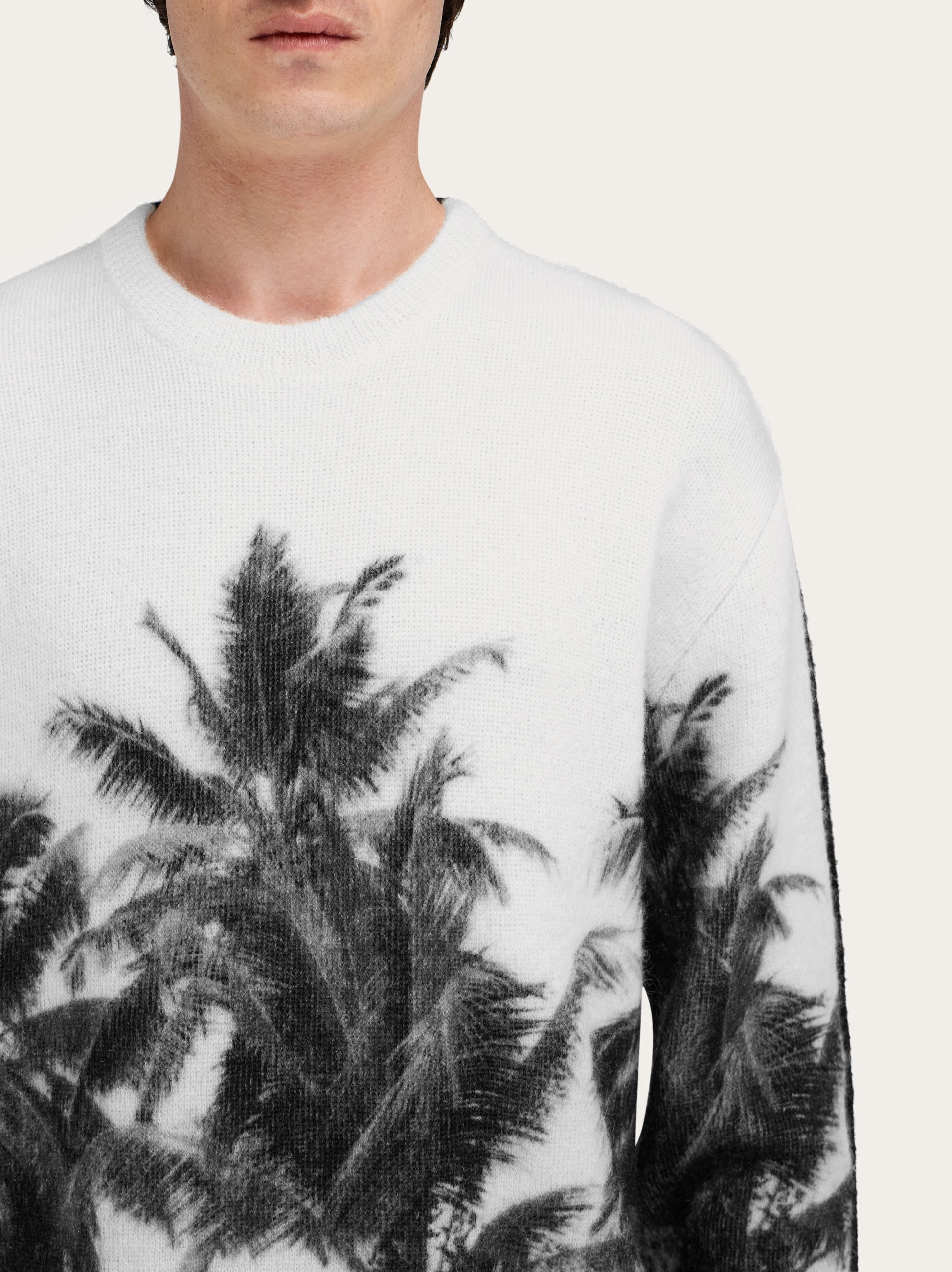 Crew neck sweater with Trinidad print - 7