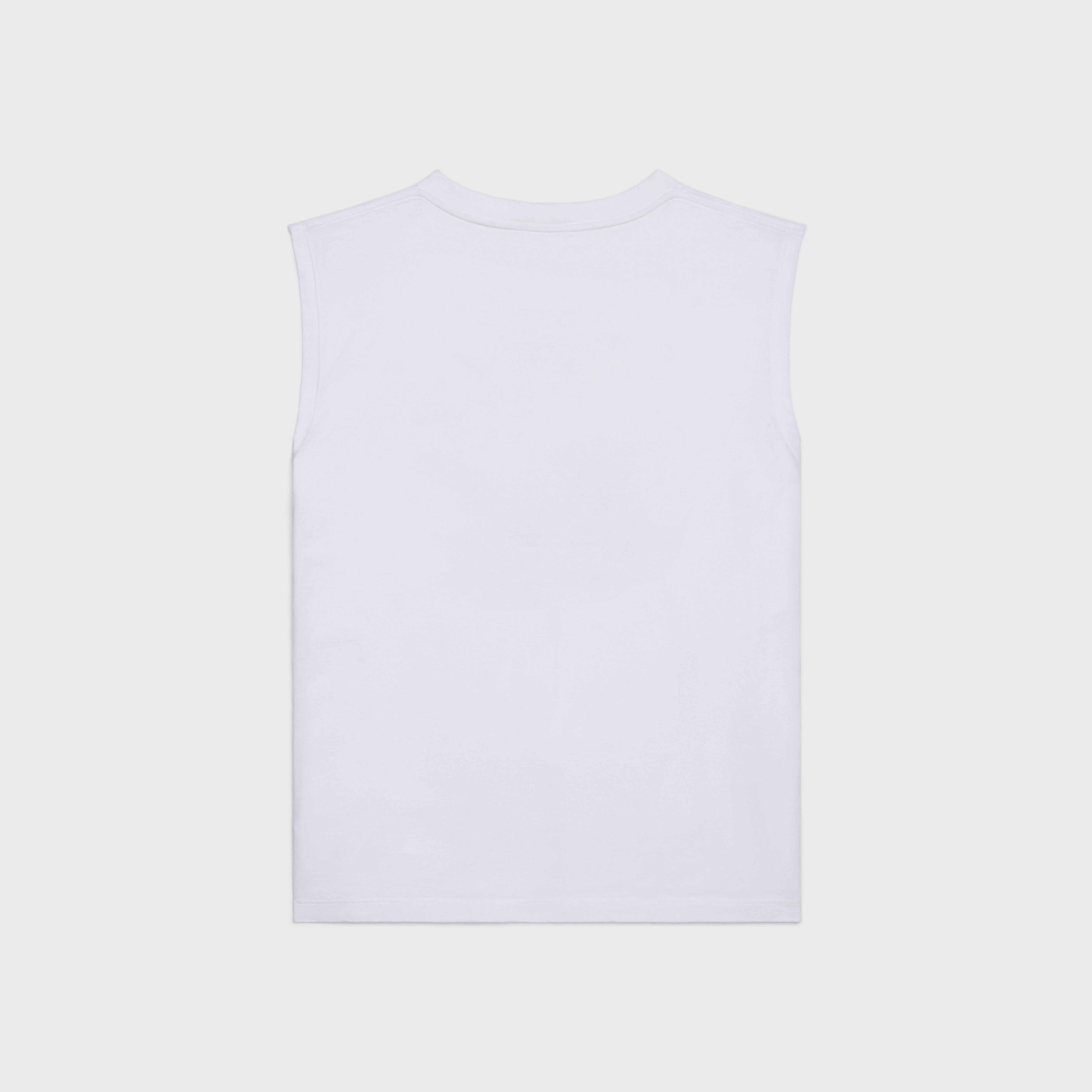 CELINE C COTTON JERSEY TANK TOP - 2