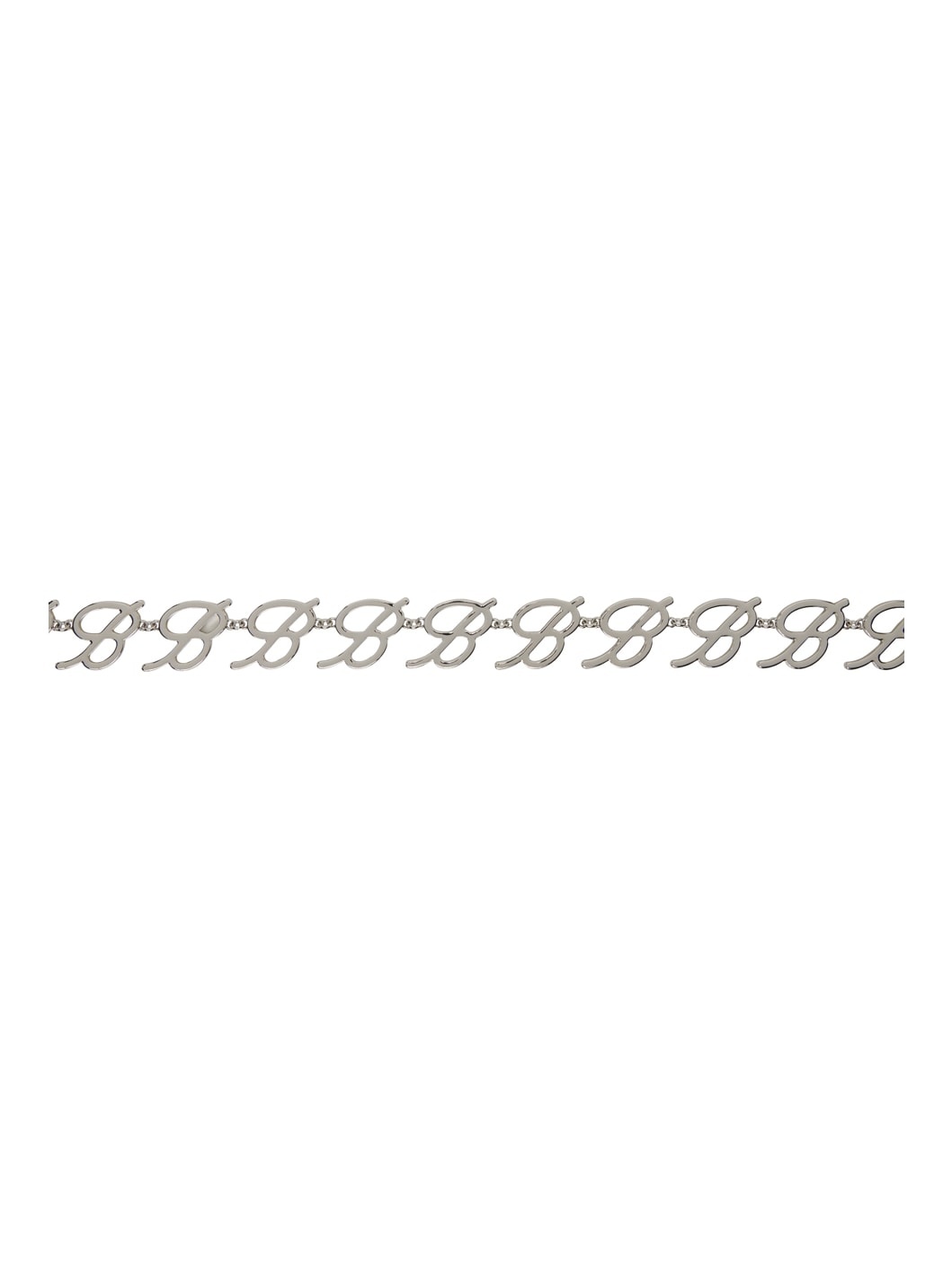Silver Logo Chain Belt - 1