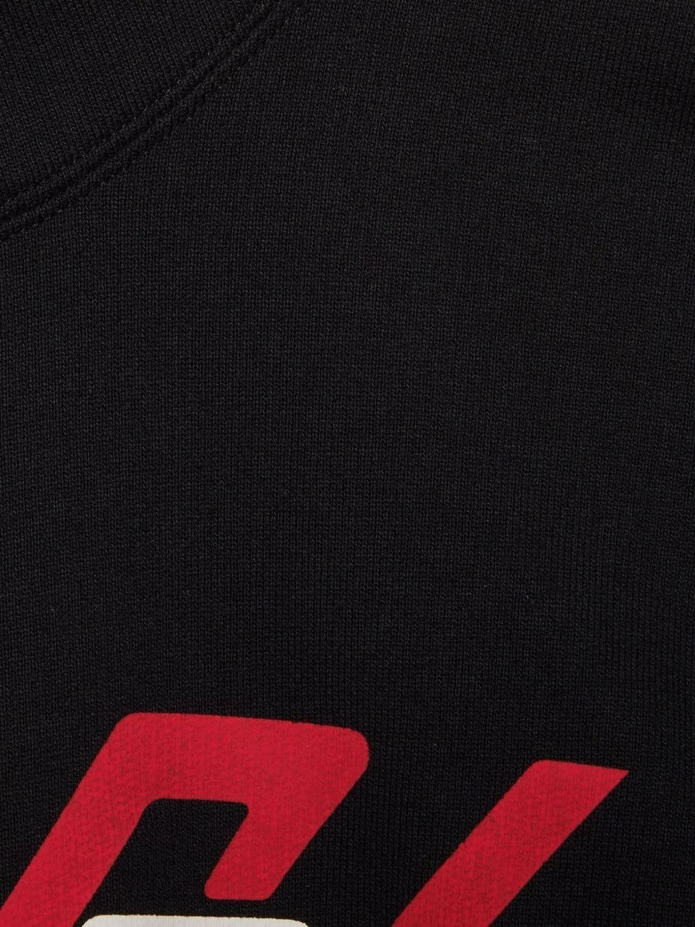 Gucci-mirror cotton hoodie - 5
