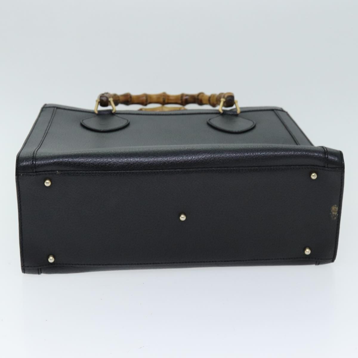 GUCCI Bamboo Hand Bag Leather Black 002 1095 002 1095 - 5