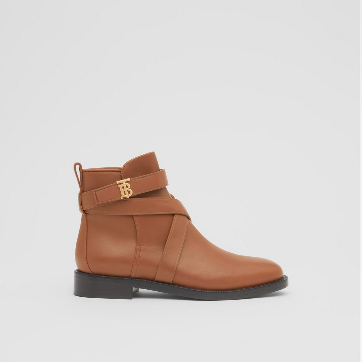 Monogram Motif Leather Ankle Boots - 1